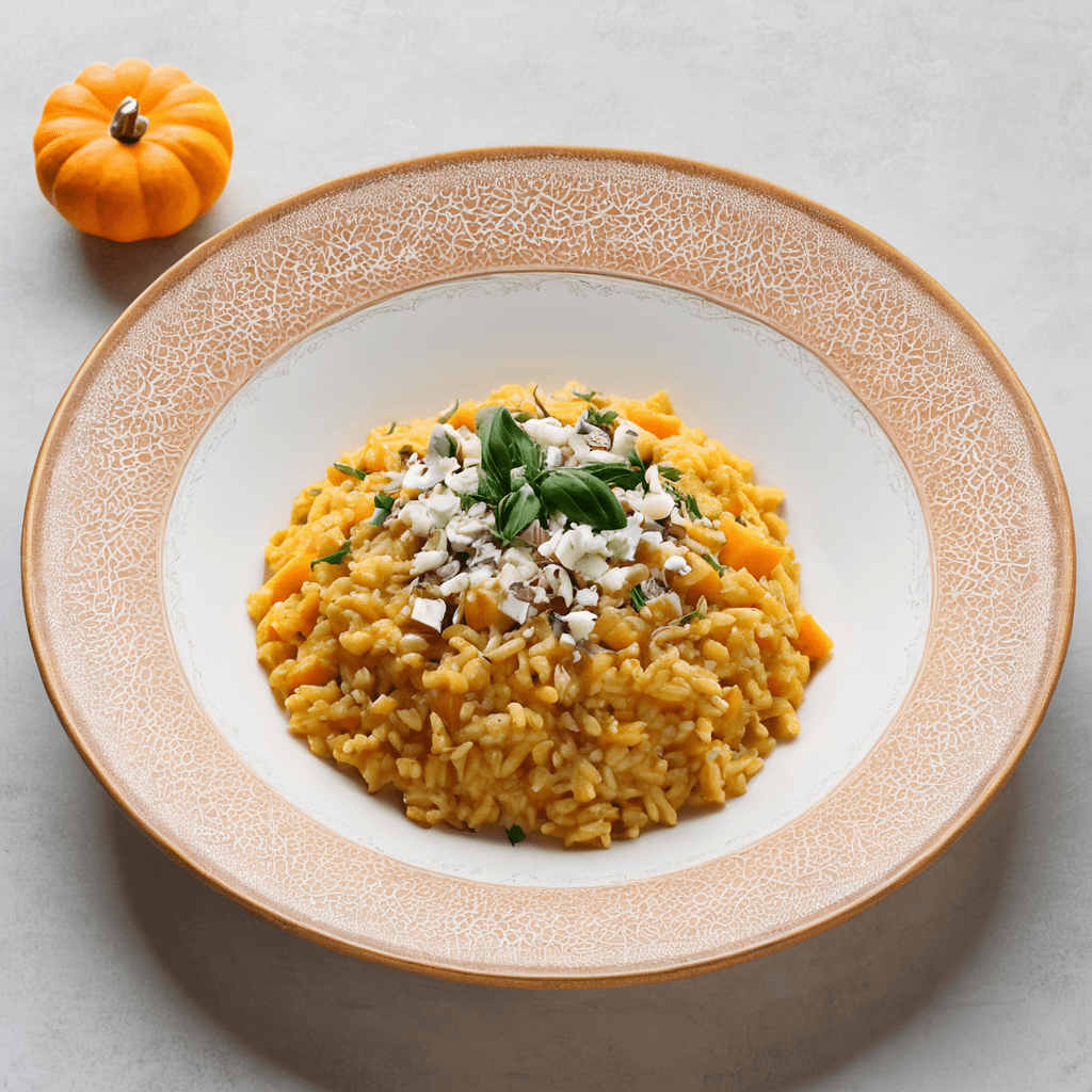 Risotto alla Zucca Delica e Gorgonzola